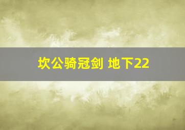 坎公骑冠剑 地下22